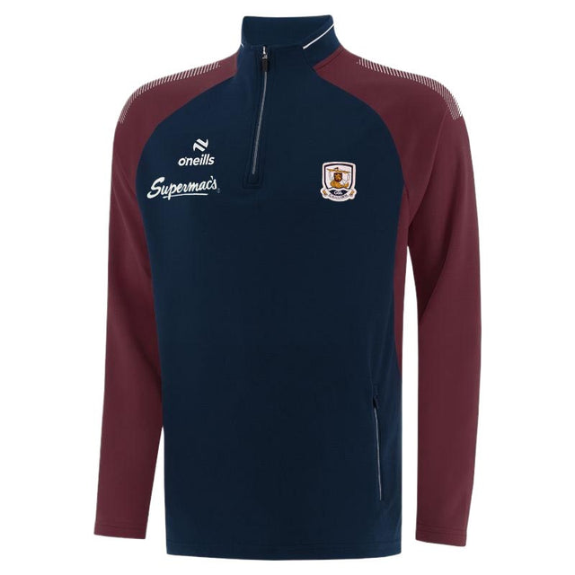 O'Neills Galway GAA Kids Odin Half-Zip Top