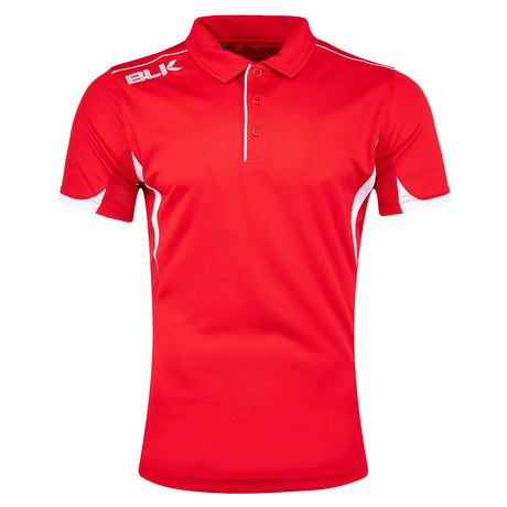 BLK Tek VI Mens Short Sleeve Training Polo Shirt Top
