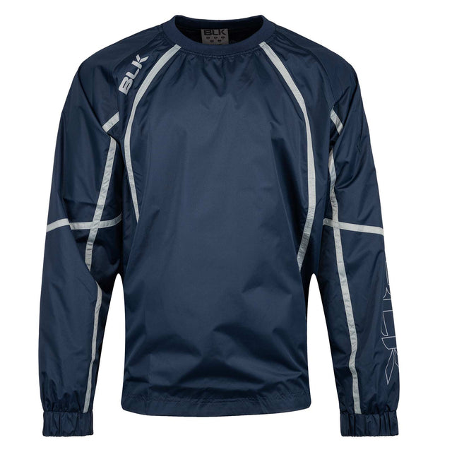 BLK Tek V Kids Long Sleeve Crew Pullover Training Top