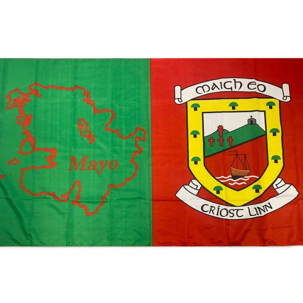 Team Car Flag Ireland Mayo GAA 3ft x 2ft Supporters Flag
