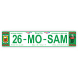 26-MO-SAM Mayo GAA Number Plates