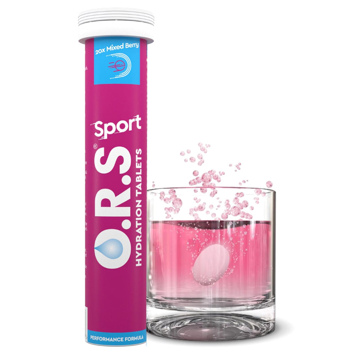 O.R.S Sport Mixed Berry Flavour Hydration Tablets