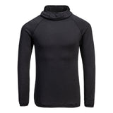Portwest Waffle Fleece Hooded Baselayer Black