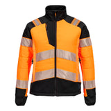 Portwest PW3 Hi-Vis Women's Hybrid Baffle Jacket Orange/Black