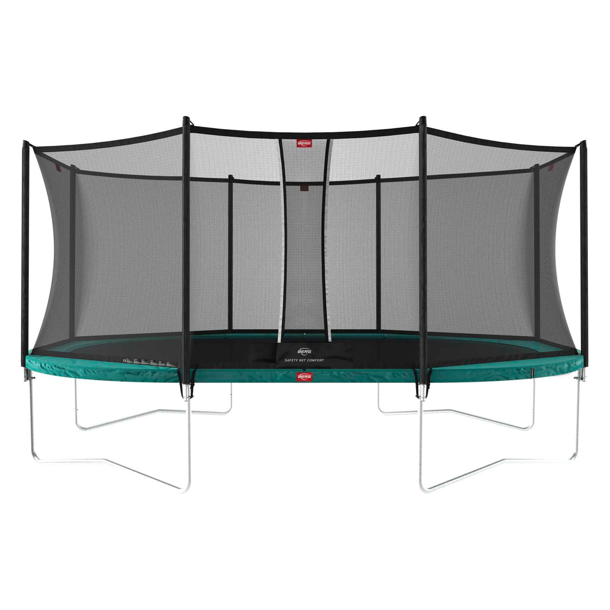 BERG Grand Favorit Regular 520 Trampoline Green + Safety Net Comfort
