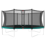 BERG Grand Favorit Regular 520 Trampoline Green + Safety Net Comfort