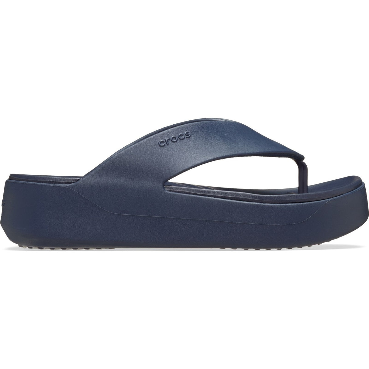 Crocs Getaway Platform Toe Post Ladies Summer Navy