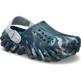Crocs Echo Marbled Clog Junior Kids Beach Black Sand/Multi