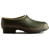 Hunter Mens Gardener Clogs Dark Olive