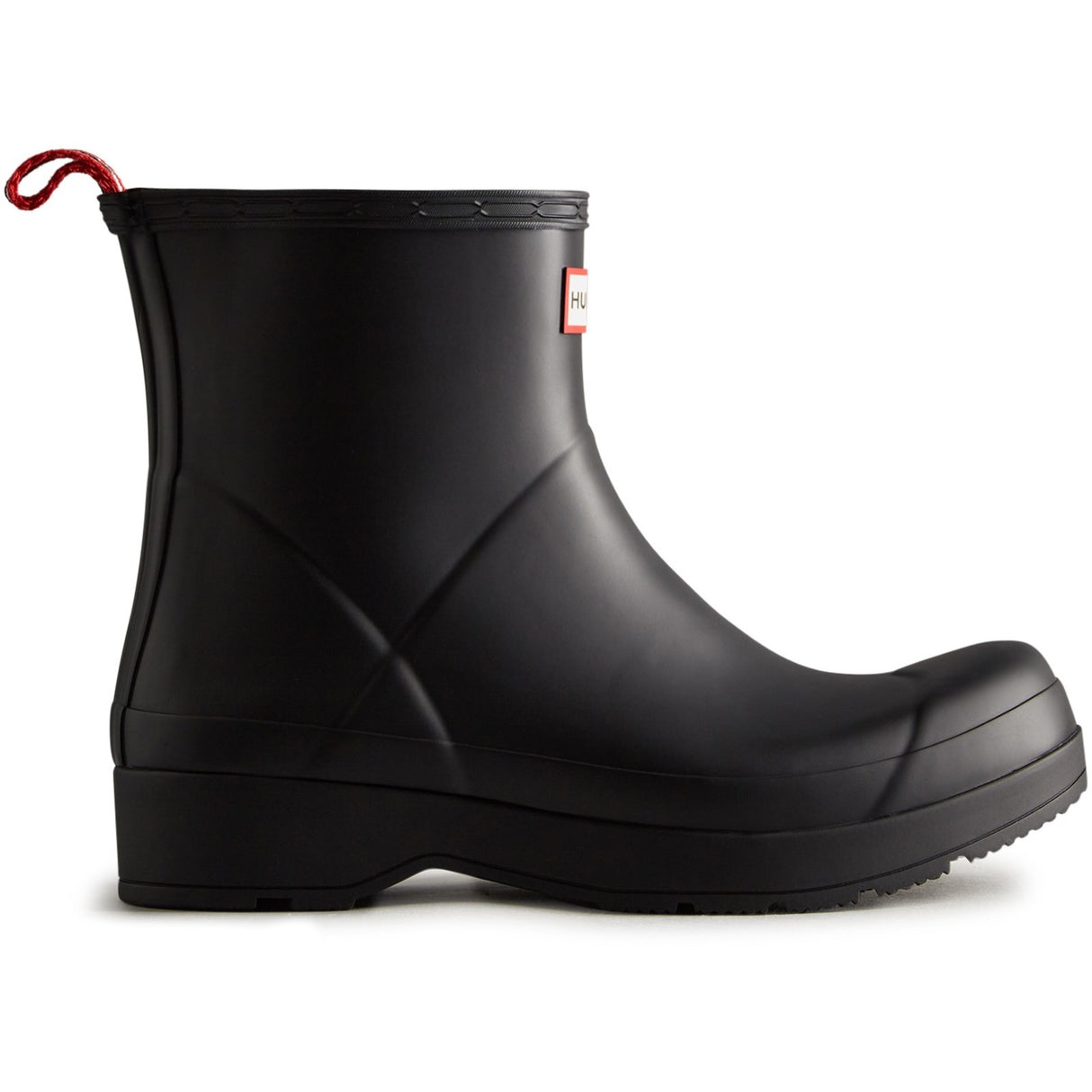 Hunter Mens Original Play Short Wellington Boots Black