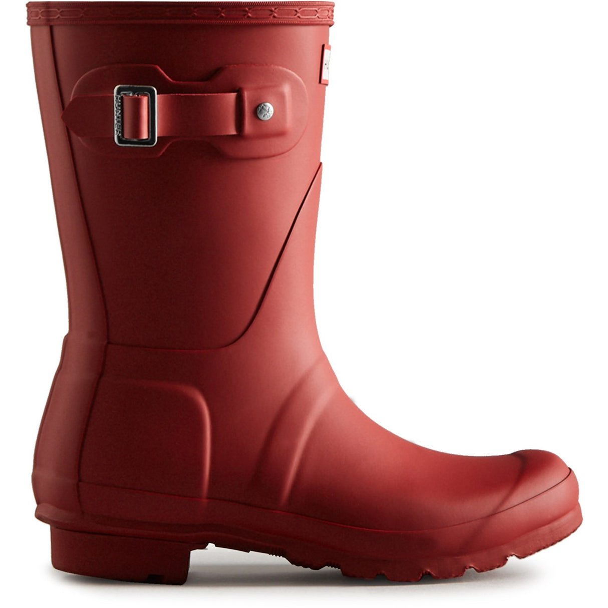 Hunter Womens Original Short Wellington Boots RED