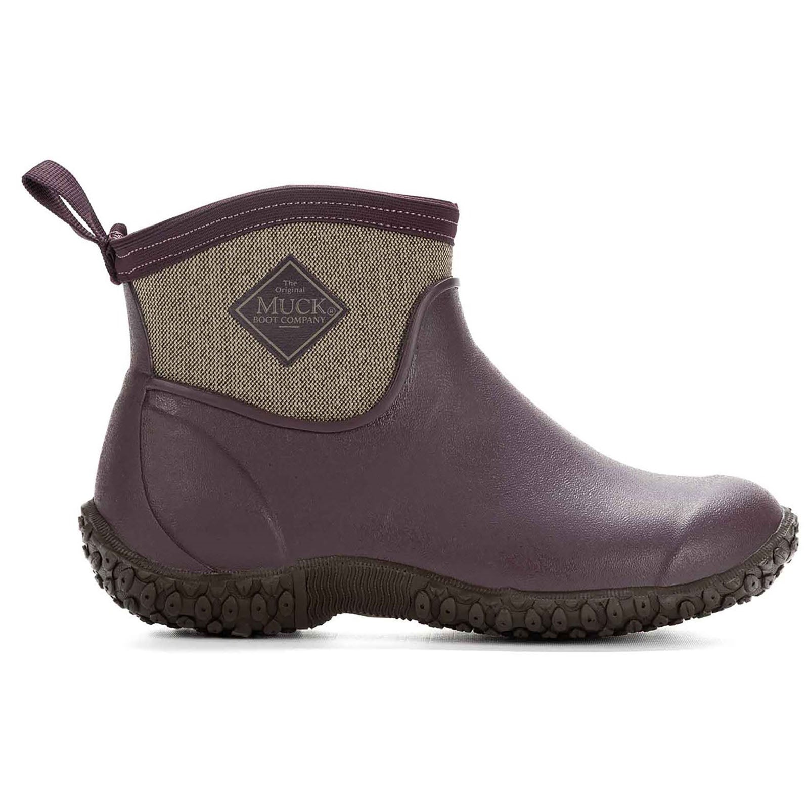Muck Boots Womens Muckster II Ankle All Purpose Lightweight Shoe Wine