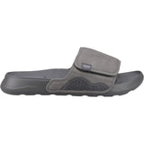 HEYDUDE Mens Shore Slide Classic Sandal Granite Grey