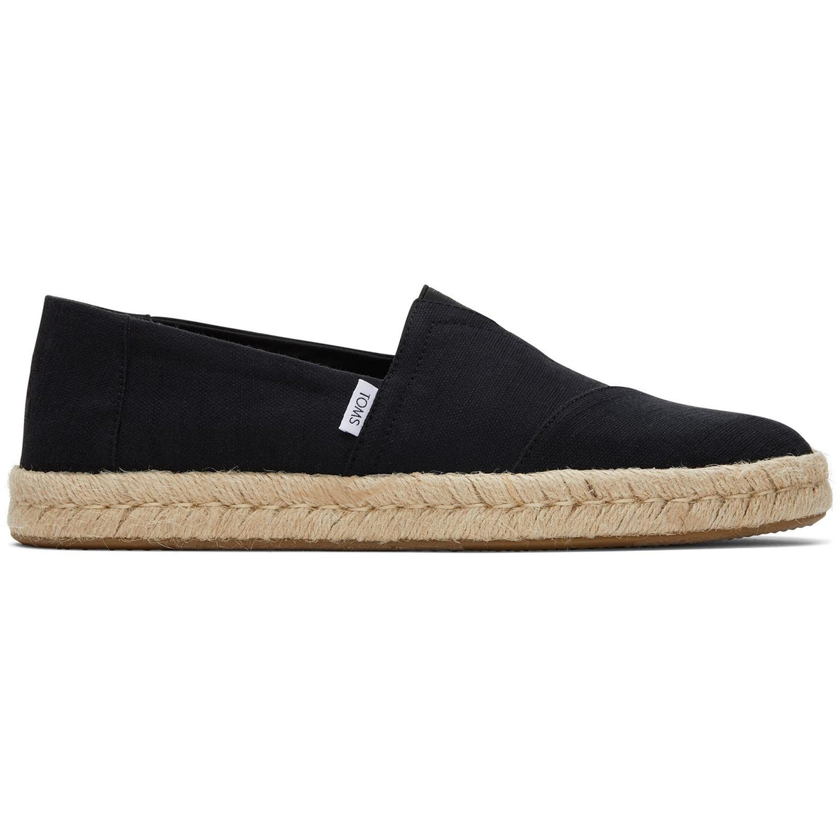 TOMS Mens Alpargata Rope 2.0 Shoe Black