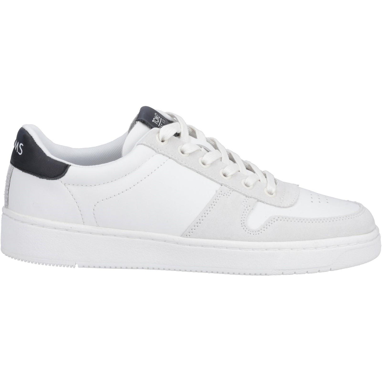 TOMS Mens TRVL LITE Court Trainer White/Black