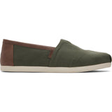 TOMS Mens Alpargata Classic Shoe Dark Sage
