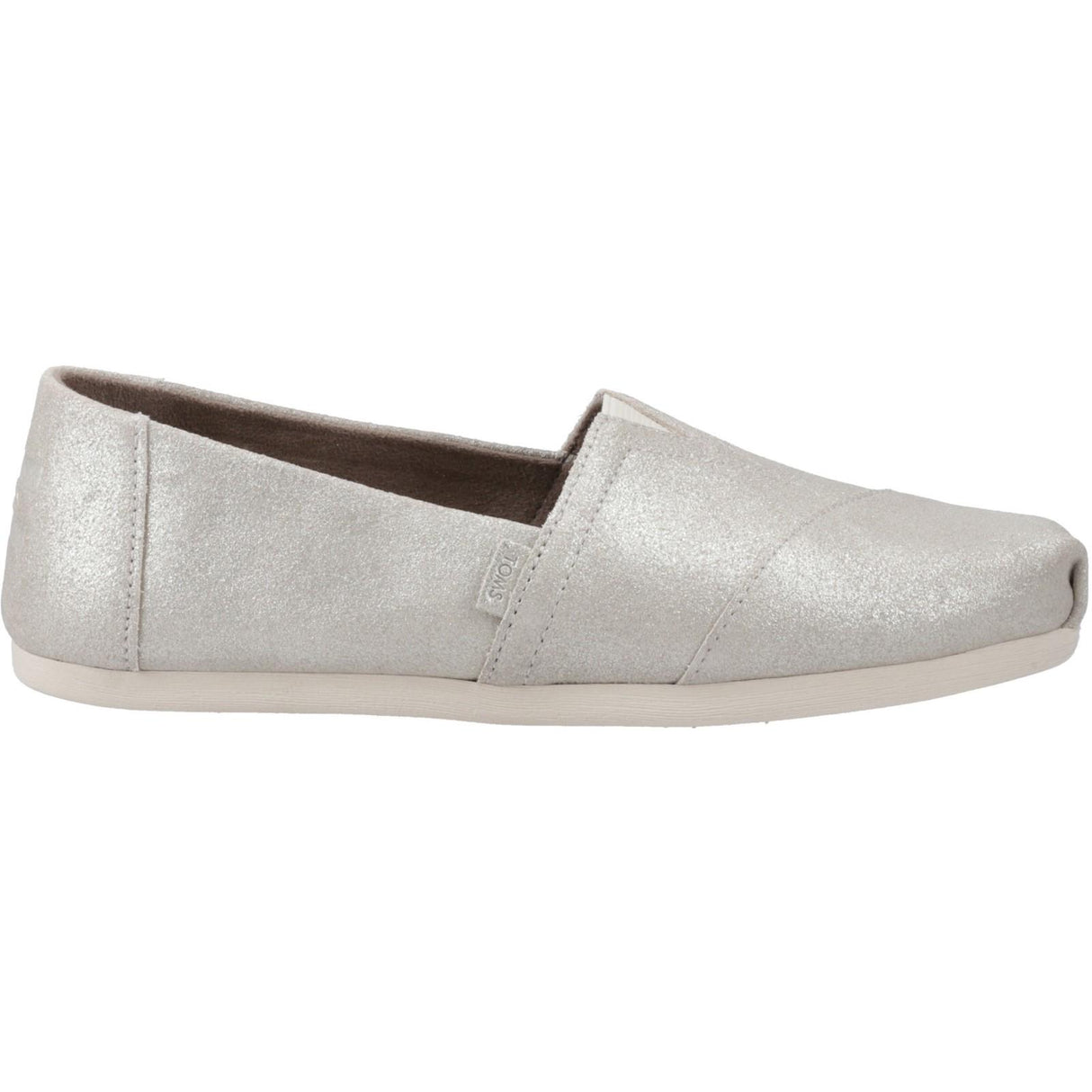TOMS Womens Alpargata with Cloudbound Shoe Silver