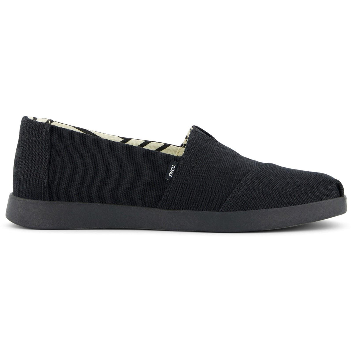 TOMS Womens Alpargata Plus Shoe Black/Black