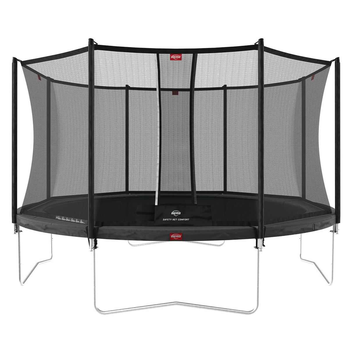 BERG Favorit Regular 380 Trampoline Grey + Safety Net Comfort