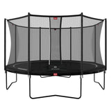 BERG Favorit Regular 380 Trampoline Black + Safety Net Comfort