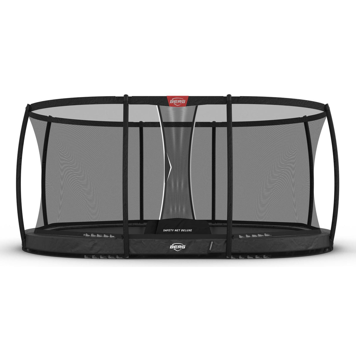 BERG Grand Champion InGround 470 Trampoline Grey + Safety Net Deluxe