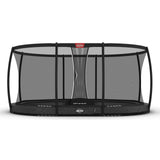 BERG Grand Champion InGround 470 Trampoline Grey + Safety Net Deluxe