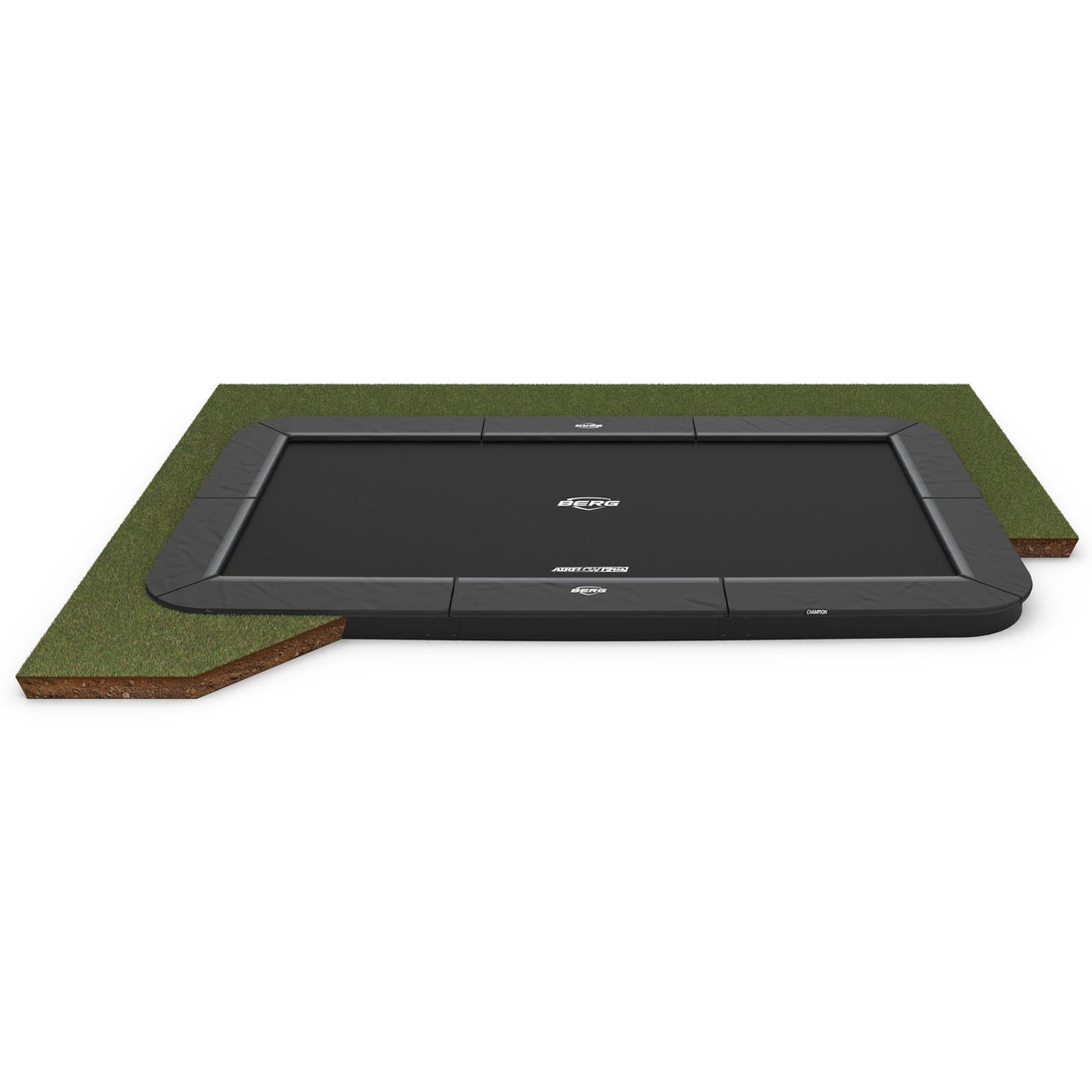 BERG SPORTS Ultim Champion FlatGround 200 Trampoline Grey