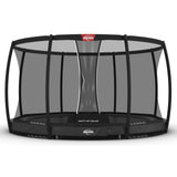 BERG Elite InGround 380 Trampoline Grey + Safety Net Deluxe