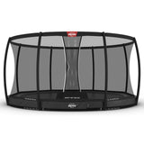 BERG Elite InGround 430 Trampoline Grey + Safety Net Deluxe