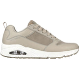 Skechers Mens Uno Sol Trainers Taupe