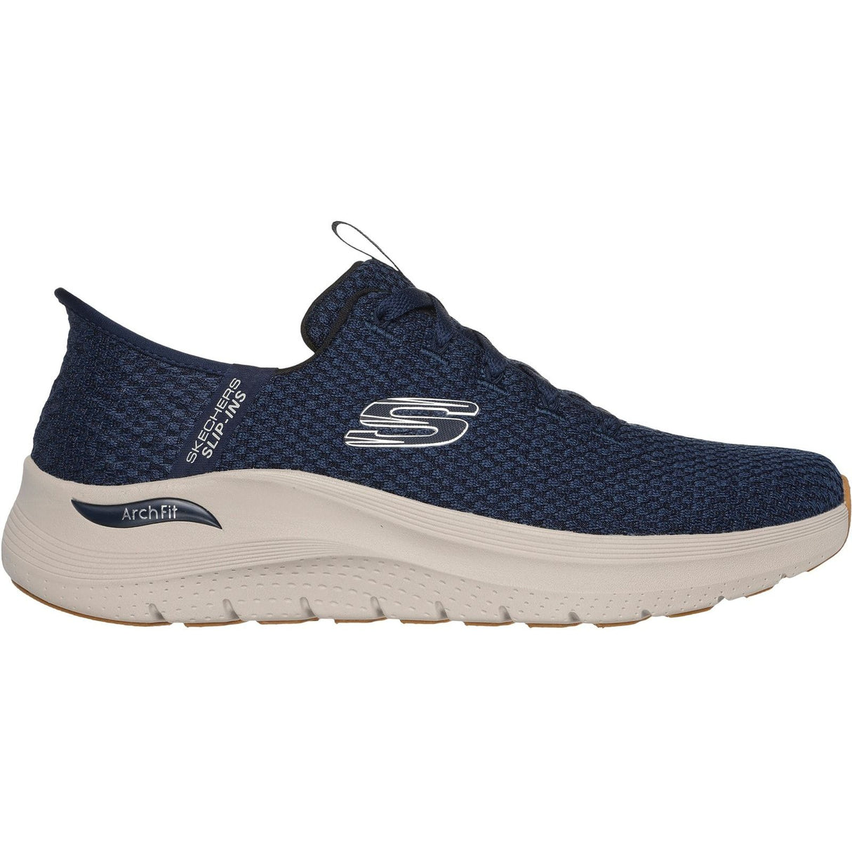 Skechers Mens Arch Fit 2.0 Look Ahead Shoe Navy
