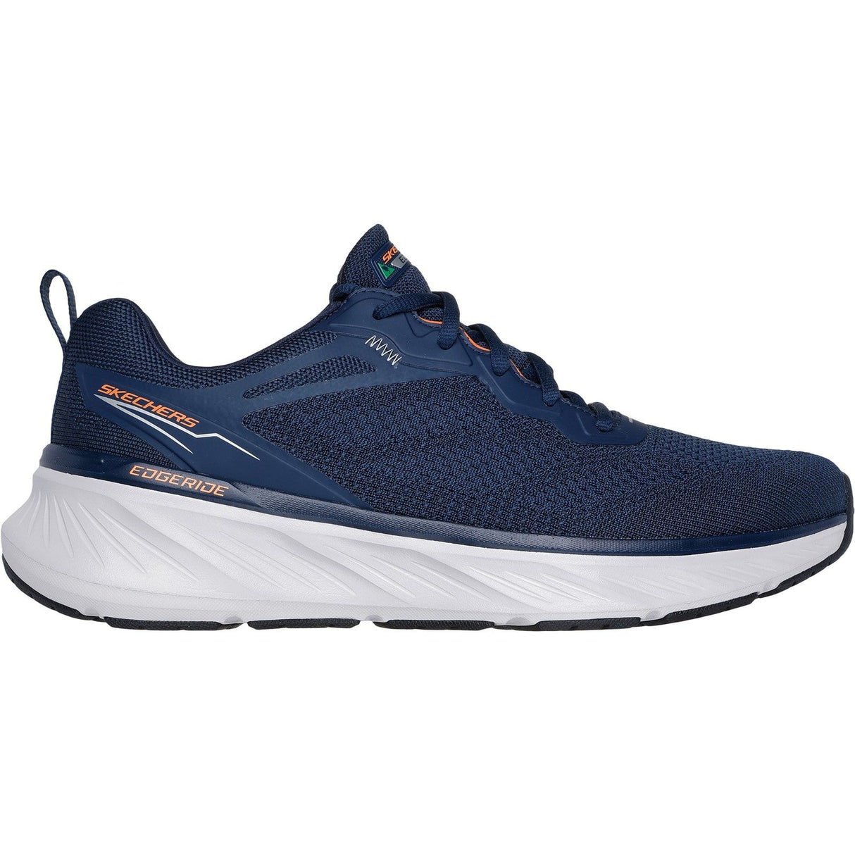 Skechers Mens Edgeride Exxo Shoes Navy/Orange