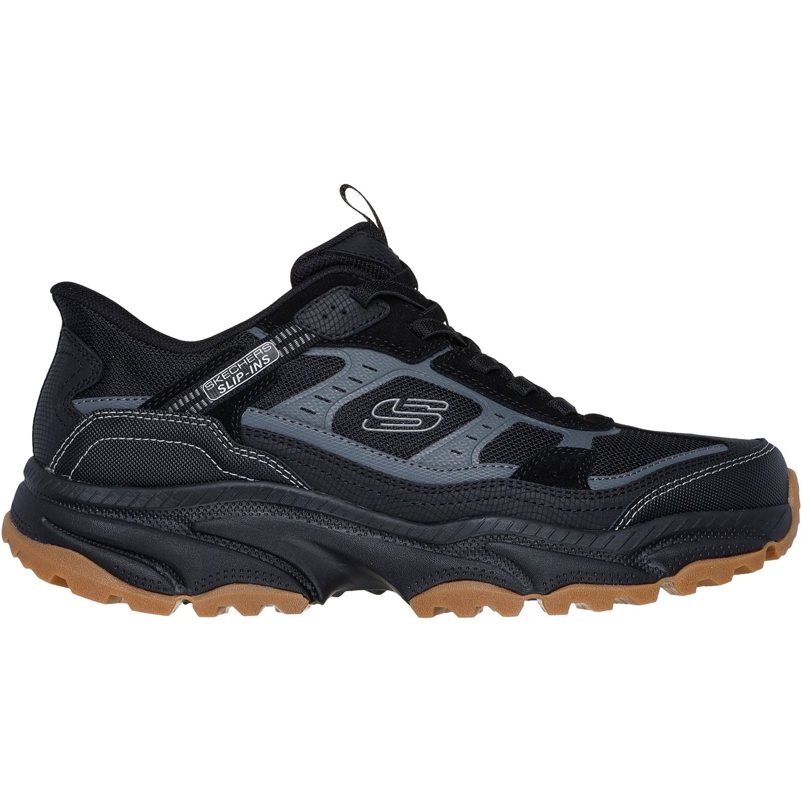 Skechers Mens Vigor AT Hiking Shoes Black