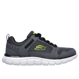 Skechers Mens Track Knockhill Shoes Charcoal/Black