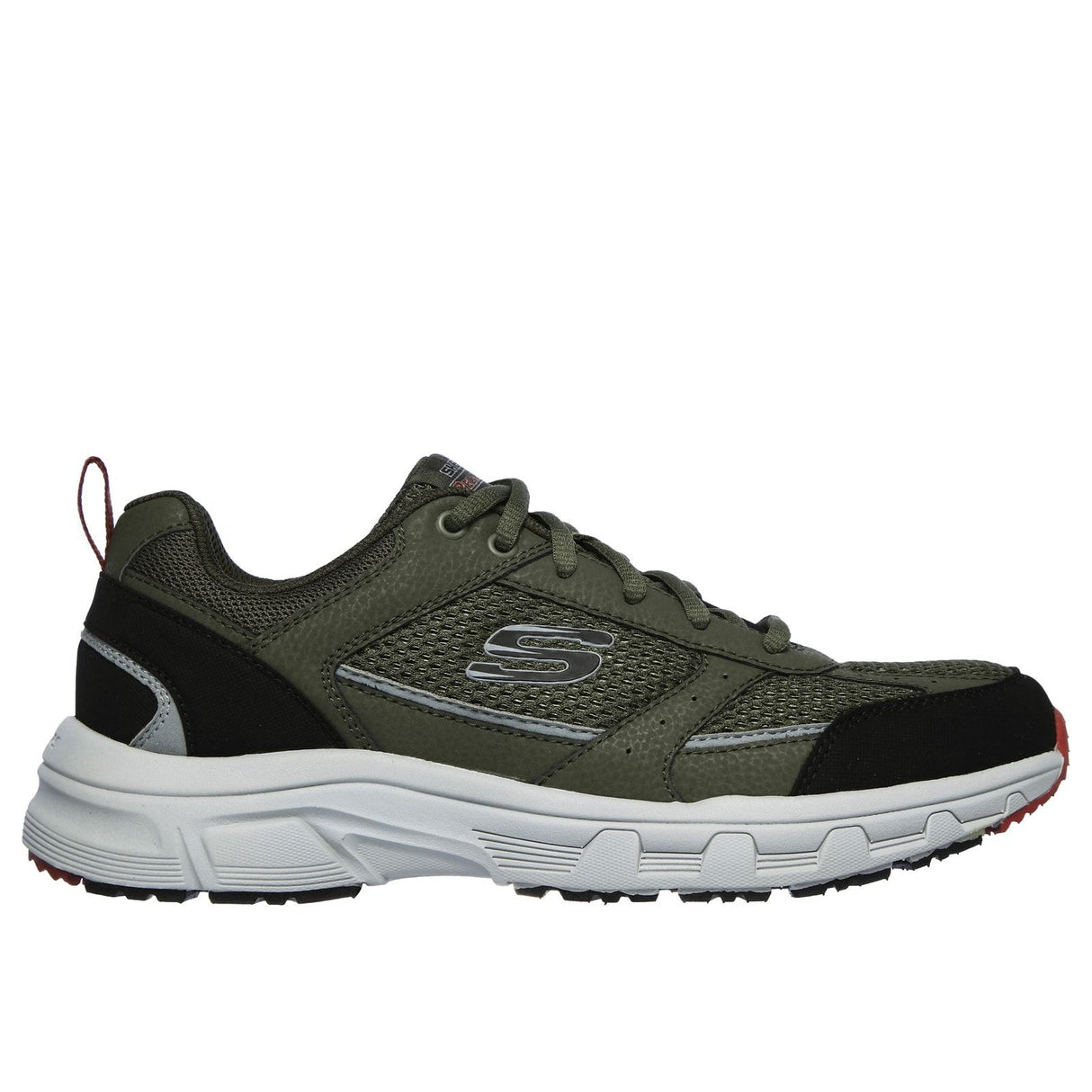Skechers Mens Oak Canyon Verketta Trainers Olive/Black