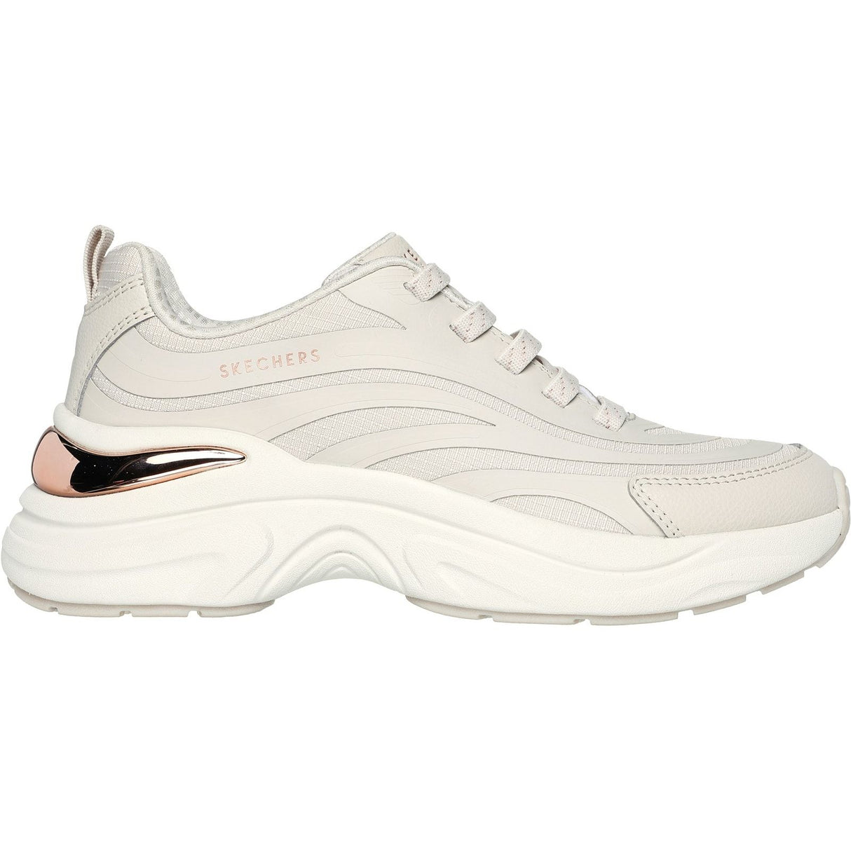 Skechers Womens Hazel Step N Flow Trainer Natural