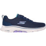 Skechers Womens Go Walk 7 Kaylor Trainer Navy/Purple