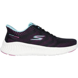 Skechers Womens Go Walk Now Khloe Trainers Black/Purple