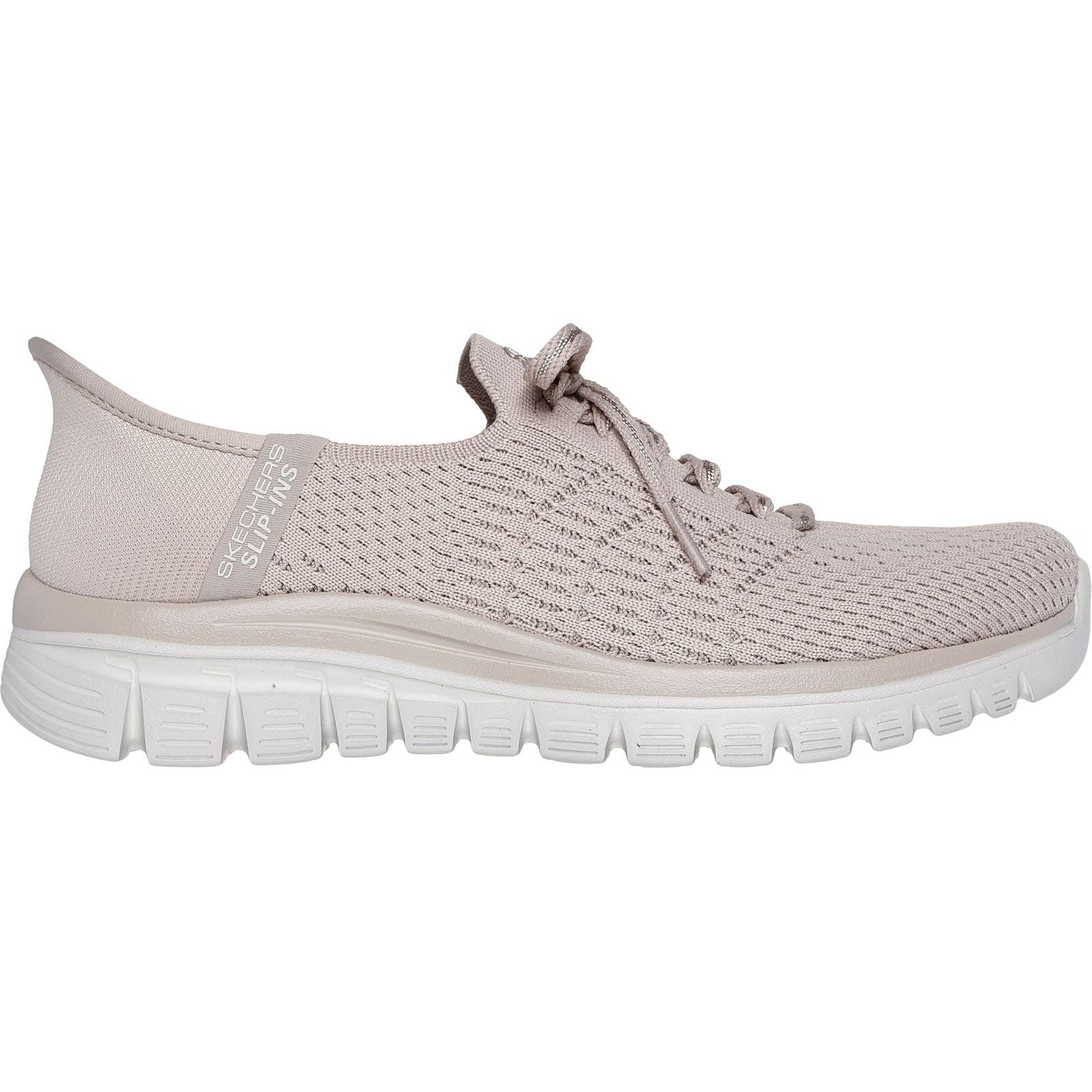 Skechers Womens Graceful First Blush Trainer Taupe
