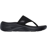 Skechers Womens Go Walk Arch Fit 2.0 Sandal Black