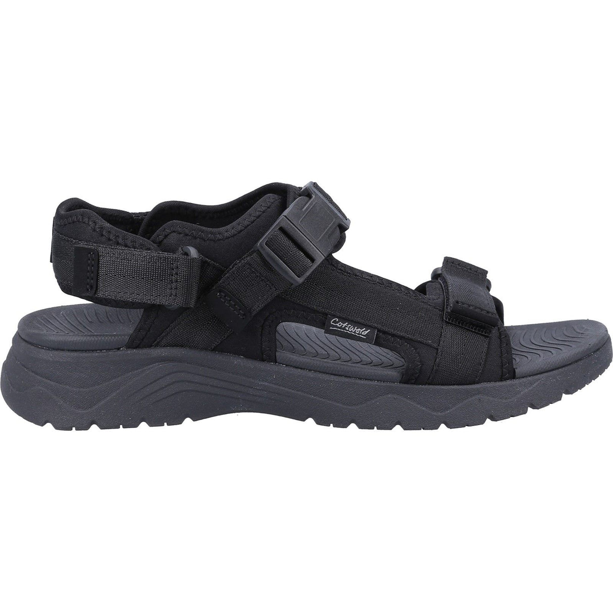 Cotswold Mens Buckland Sandal Black