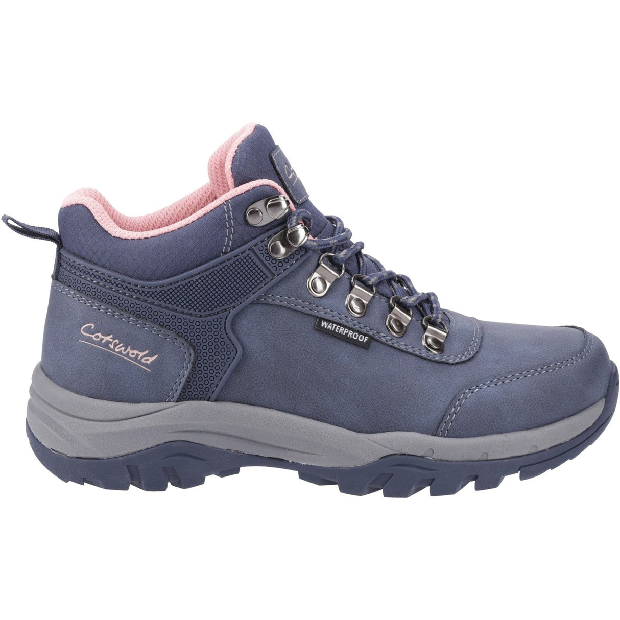 Cotswold Womens Overbury Hiking Boots Navy