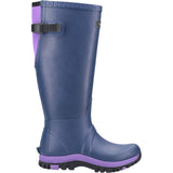 Cotswold Womens Realm Adjustable Wellington Boot Blue/Purple