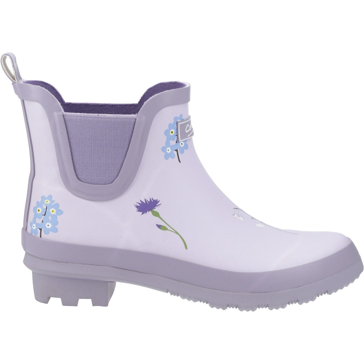 Cotswold Womens Wildflower Ankle Wellingtons Lilac