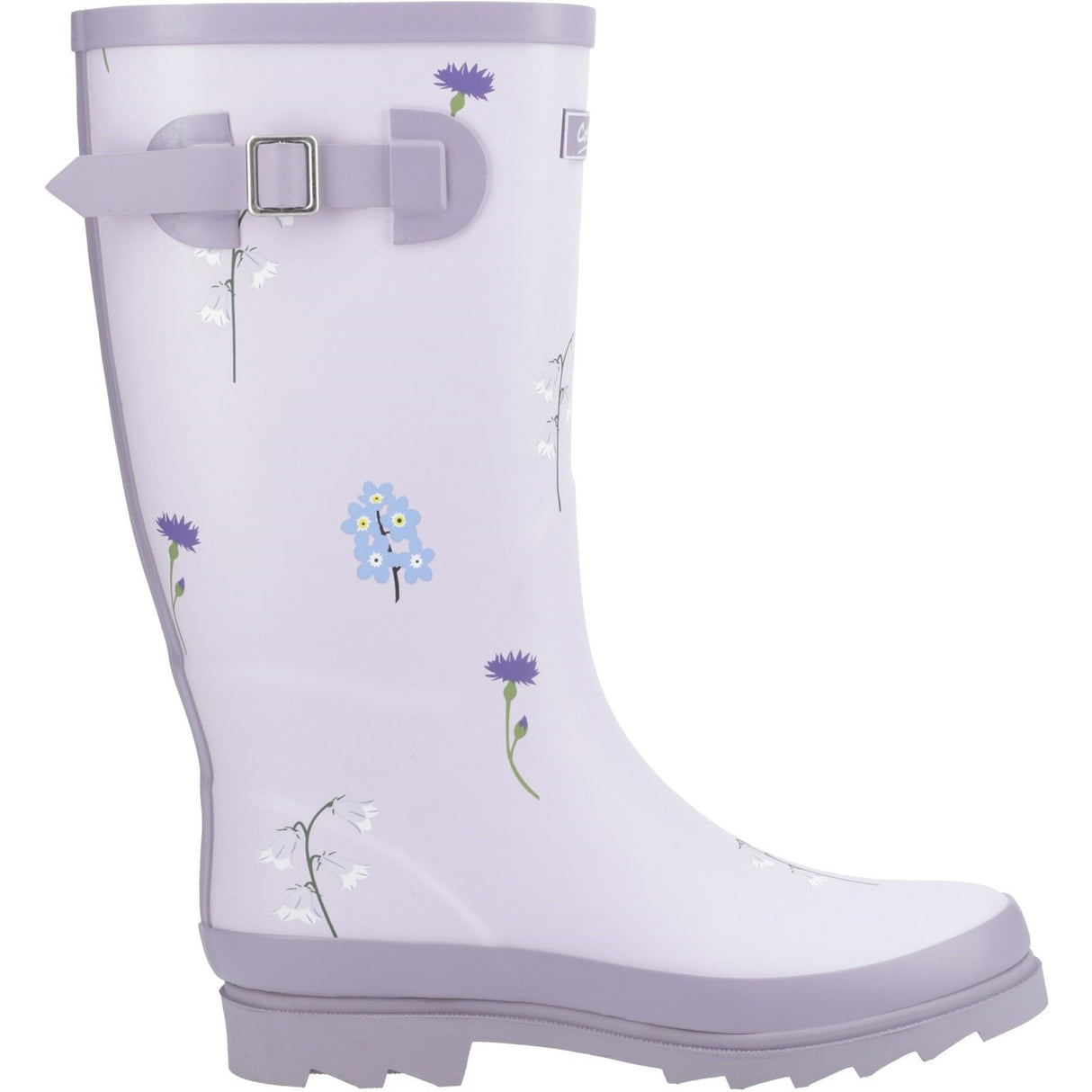 Cotswold Womens Wildflower Tall Wellingtons Lilac