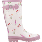 Cotswold Womens Wildflower Tall Wellingtons Pink