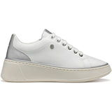 Geox Womens D SUNNETTY SNEAKERS White/Silver