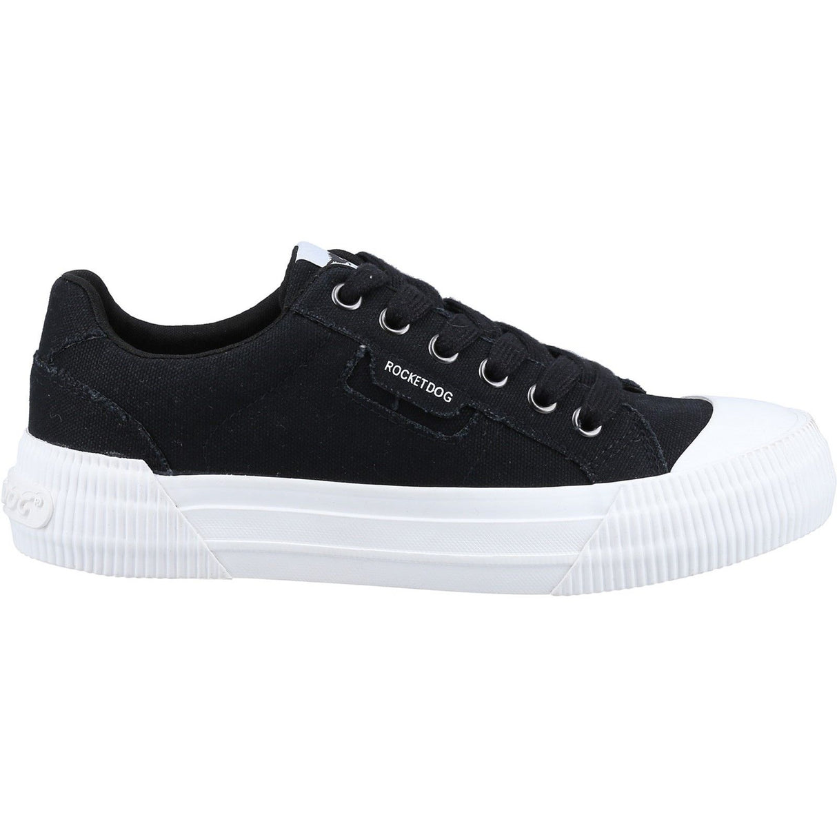 Rocket Dog Womens Cheery 12A Canvas Shoes Black