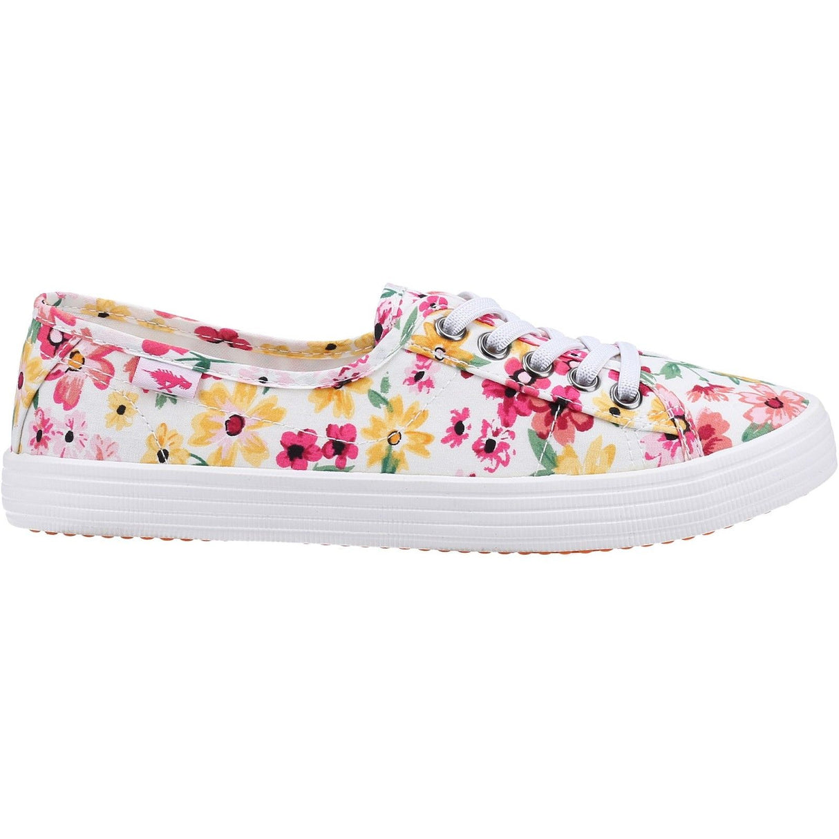Rocket Dog Womens Chow Chow Margate Floral Casual Shoe White/Multi