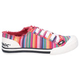 Rocket Dog Womens Jazzin Eden Stripe Beach Shoe Red Multi